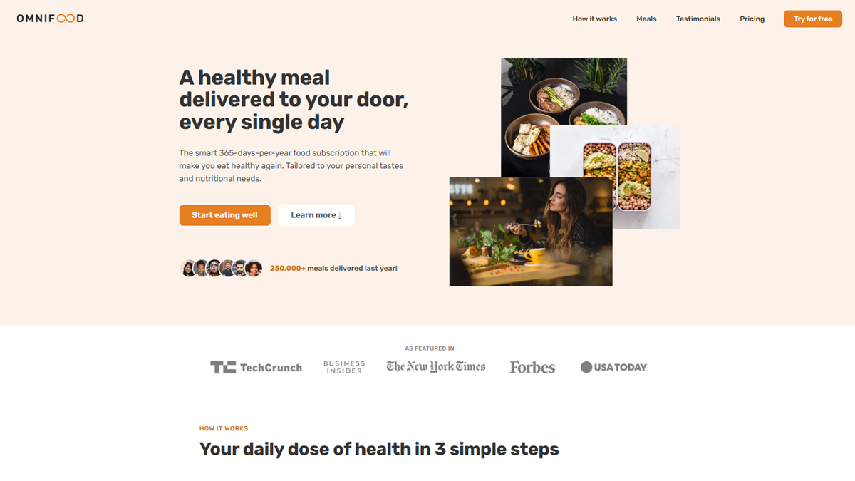 Omni Food Web App